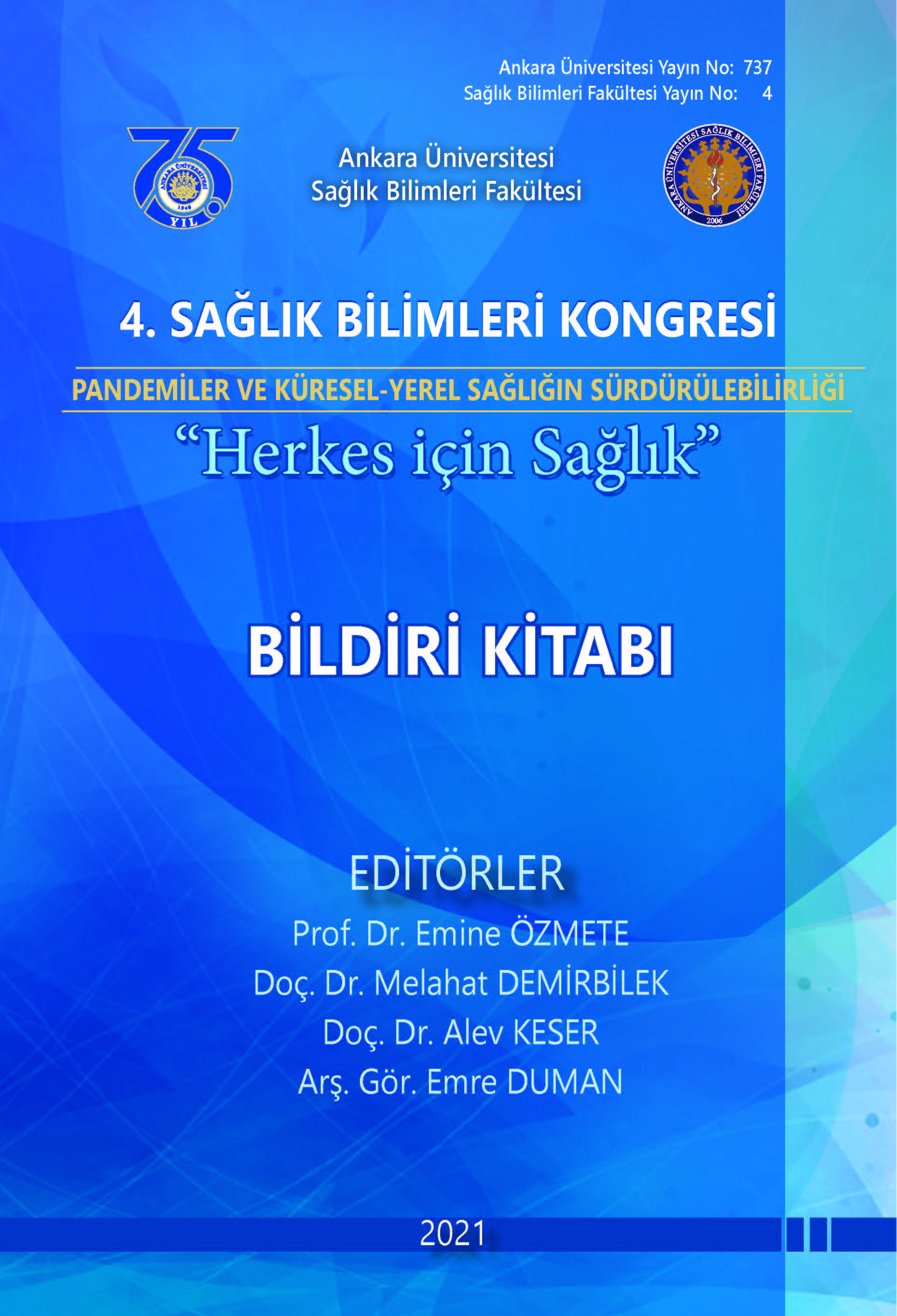 4.Sağlık Bilimleri Kongresi, Bildiri Kitabı